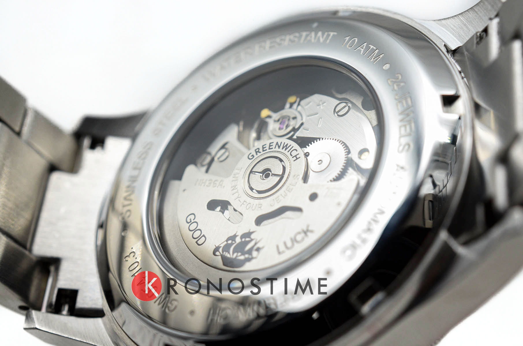 Greenwich Greenwich Good Luck GW 054.10.30 мужские часы черный циферблат на запястье